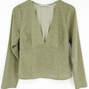 Abercrombie & Fitch Green Shirt